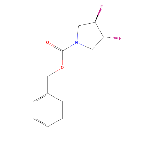 benzyl (3R,4R)-3,4-difluoropyrrolidine-1-carboxylate (CAS: 790658-58-1) - Related Chemical Product