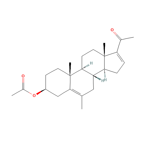 [(3S,8R,9S,10R,13S,14S)-17-acetyl-6,10,13-trimethyl-2,3,4,7,8,9,11,12,14,15-decahydro-1H-cyclopenta[a]phenanthren-3-yl] acetate (CAS: 20867-46-3) - Related Chemical Product