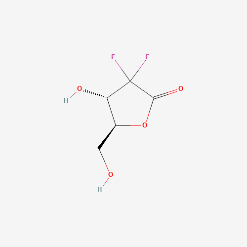 (4S,5S)-3,3-difluoro-4-hydroxy-5-(hydroxymethyl)oxolan-2-one (CAS: 166275-25-8) - Related Chemical Product