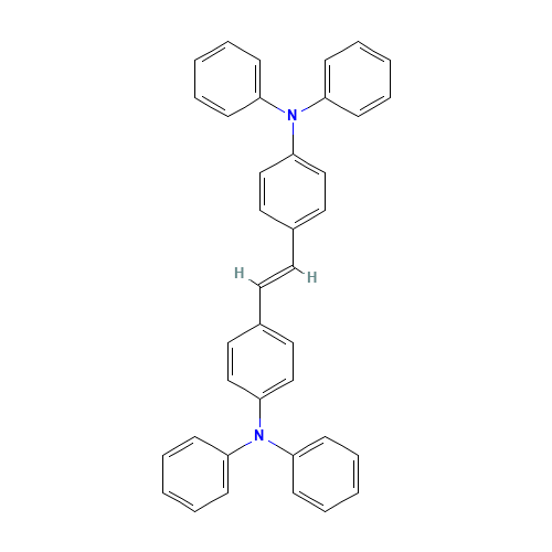N,N-diphenyl-4-[(E)-2-[4-(N-phenylanilino)phenyl]ethenyl]aniline (CAS: 116942-09-7) - Related Chemical Product