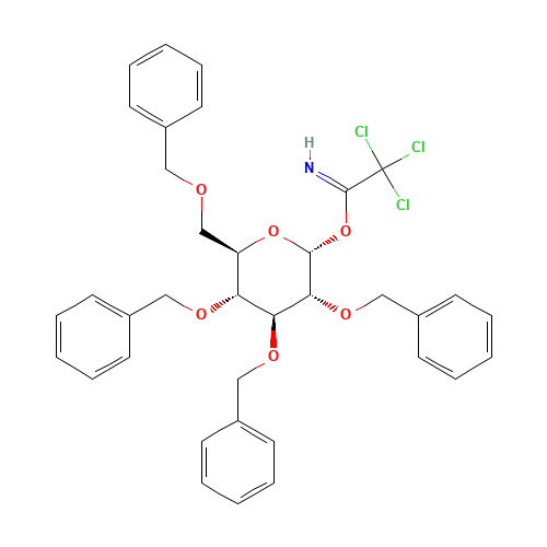 [(2R,3R,4S,5R,6R)-3,4,5-tris(phenylmethoxy)-6-(phenylmethoxymethyl)oxan-2-yl] 2,2,2-trichloroethanimidate (CAS: 74808-09-6) - Related Chemical Product