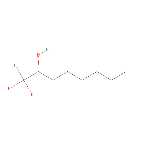 (2R)-1,1,1-trifluorooctan-2-ol (CAS: 121170-45-4) - Chemical Structure and Molecular Formula 