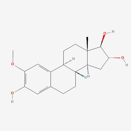 (8R,9S,13S,14S,16R,17R)-2-methoxy-13-methyl-6,7,8,9,11,12,14,15,16,17-decahydrocyclopenta[a]phenanthrene-3,16,17-triol (CAS: 1236-72-2) - Related Chemical Product
