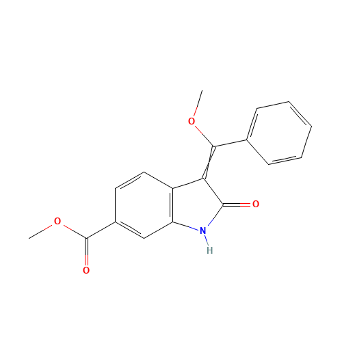 methyl (3Z)-3-[methoxy(phenyl)methylidene]-2-oxo-1H-indole-6-carboxylate (CAS: 1160293-22-0) - Related Chemical Product