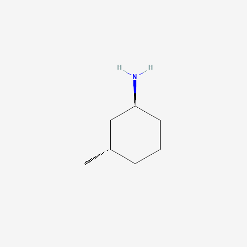 (1S,3S)-3-methylcyclohexan-1-amine (CAS: 64869-64-3) - Chemical Structure and Molecular Formula 