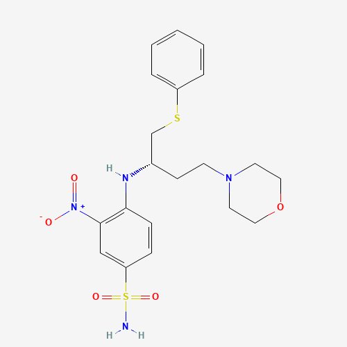4-[[(2S)-4-morpholin-4-yl-1-phenylsulfanylbutan-2-yl]amino]-3-nitrobenzenesulfonamide (CAS: 872866-40-5) - Related Chemical Product