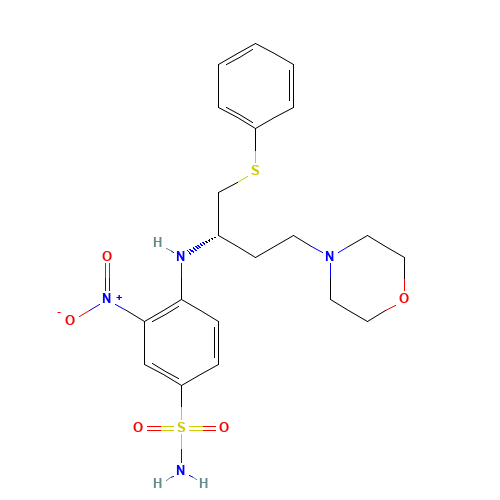 4-[[(2S)-4-morpholin-4-yl-1-phenylsulfanylbutan-2-yl]amino]-3-nitrobenzenesulfonamide (CAS: 872866-40-5) - Related Chemical Product