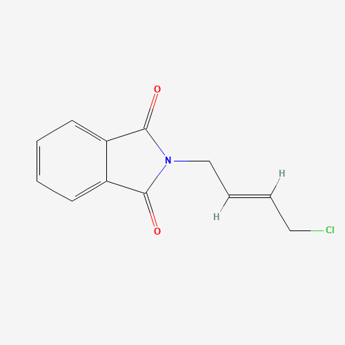 2-[(E)-4-chlorobut-2-enyl]isoindole-1,3-dione (CAS: 49705-66-0) - Chemical Structure and Molecular Formula 