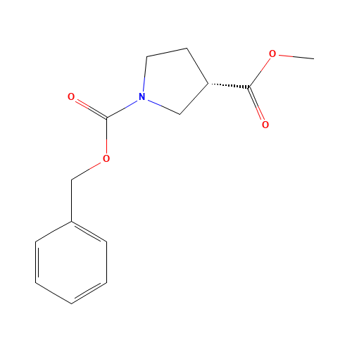 1-O-benzyl 3-O-methyl (3S)-pyrrolidine-1,3-dicarboxylate (CAS: 313706-14-8) - Related Chemical Product