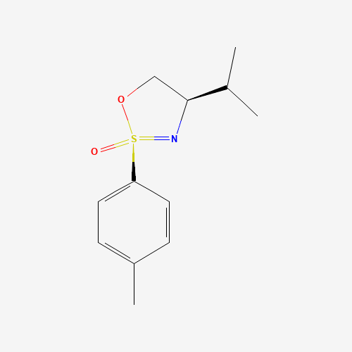 (2R,4R)-2-(4-methylphenyl)-4-propan-2-yl-1-oxa-2$l^{6}-thia-3-azacyclopent-2-ene 2-oxide (CAS: 170900-87-5) - Related Chemical Product