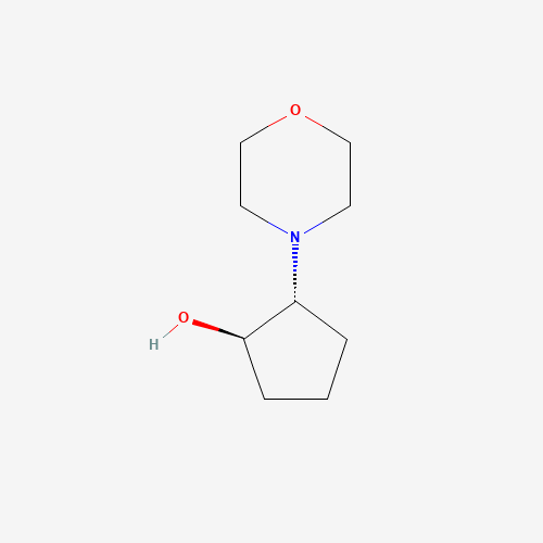 (1R,2R)-2-morpholin-4-ylcyclopentan-1-ol (CAS: 161277-45-8) - Chemical Structure and Molecular Formula 