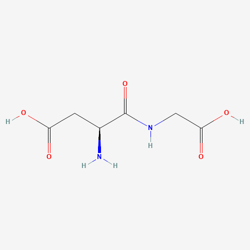(3S)-3-amino-4-(carboxymethylamino)-4-oxobutanoic acid chemical structure (3S)-3-amino-4-(carboxymethylamino)-4-oxobutanoic acid (CAS: 3790-51-0) - Chemical Structure and Molecular Formula