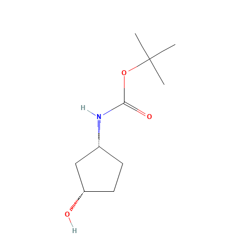 tert-butyl N-[(1R,3S)-3-hydroxycyclopentyl]carbamate (CAS: 225641-84-9) - Related Chemical Product