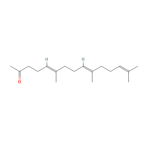 (5E,9E)-6,10,14-trimethylpentadeca-5,9,13-trien-2-one (CAS: 1117-52-8) - Related Chemical Product