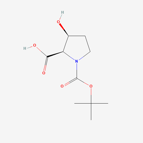 (2R,3S)-3-hydroxy-1-[(2-methylpropan-2-yl)oxycarbonyl]pyrrolidine-2-carboxylic acid (CAS: 118492-87-8) - Related Chemical Product