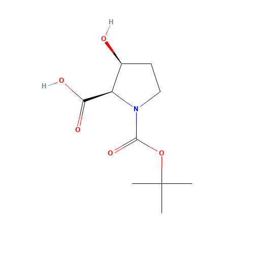 (2R,3S)-3-hydroxy-1-[(2-methylpropan-2-yl)oxycarbonyl]pyrrolidine-2-carboxylic acid (CAS: 118492-87-8) - Related Chemical Product