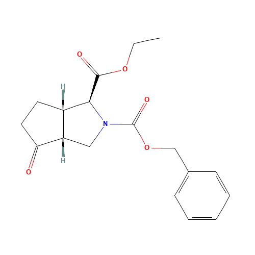 2-O-benzyl 3-O-ethyl (3S,3aS,6aR)-6-oxo-1,3,3a,4,5,6a-hexahydrocyclopenta[c]pyrrole-2,3-dicarboxylate (CAS: 402958-21-8) - Related Chemical Product