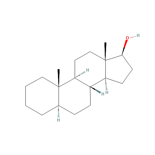 (5R,8R,9S,10S,13S,14S,17S)-10,13-dimethyl-2,3,4,5,6,7,8,9,11,12,14,15,16,17-tetradecahydro-1H-cyclopenta[a]phenanthren-17-ol (CAS: 1225-43-0) - Related Chemical Product