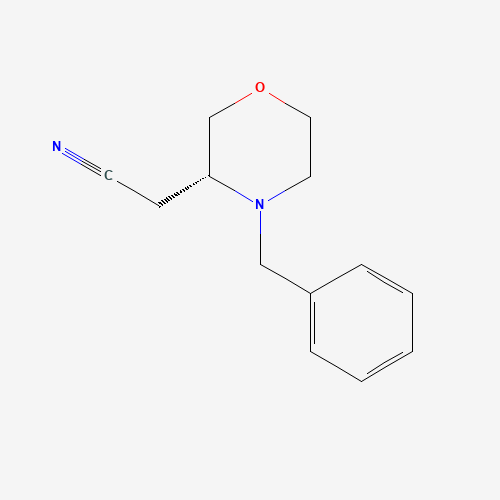 2-[(3R)-4-benzylmorpholin-3-yl]acetonitrile (CAS: 917572-29-3) - Related Chemical Product