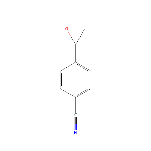 4-[(2R)-oxiran-2-yl]benzonitrile (CAS: 179694-34-9) - Chemical Structure and Molecular Formula 