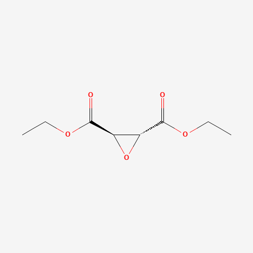 diethyl (2R,3R)-oxirane-2,3-dicarboxylate (CAS: 74243-85-9) - Chemical Structure and Molecular Formula 