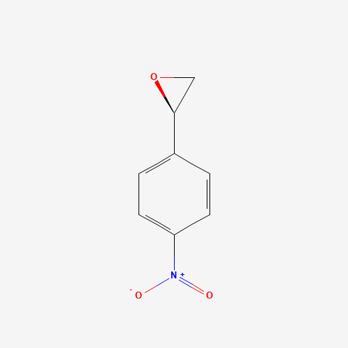 (2S)-2-(4-nitrophenyl)oxirane (CAS: 78038-42-3) - Chemical Structure and Molecular Formula 