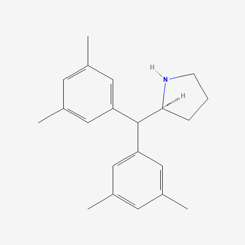(2S)-2-[bis(3,5-dimethylphenyl)methyl]pyrrolidine (CAS: 553638-66-7) - Related Chemical Product