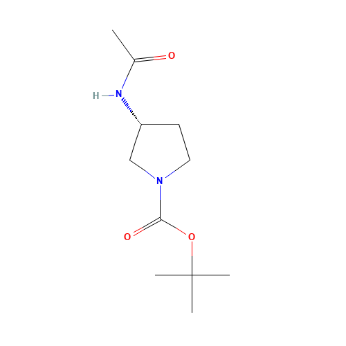 tert-butyl (3R)-3-acetamidopyrrolidine-1-carboxylate (CAS: 550371-67-0) - Related Chemical Product