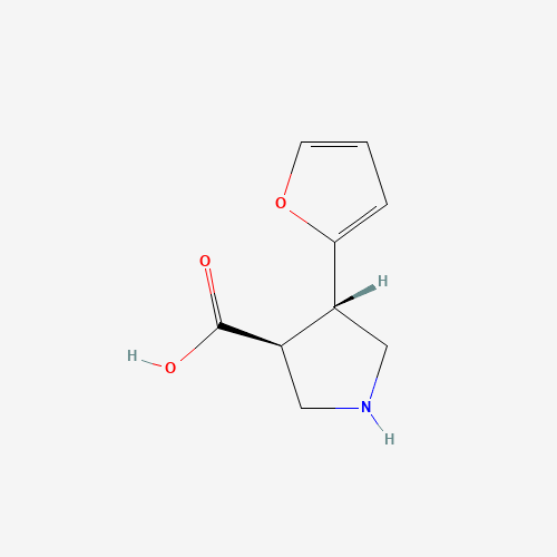 (3S,4S)-4-(furan-2-yl)pyrrolidine-3-carboxylic acid (CAS: 959579-57-8) - Related Chemical Product