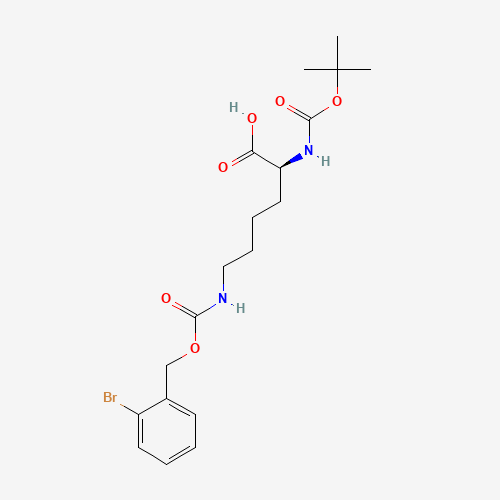 (2S)-6-[(2-bromophenyl)methoxycarbonylamino]-2-[(2-methylpropan-2-yl)oxycarbonylamino]hexanoic acid (CAS: 47592-74-5) - Related Chemical Product