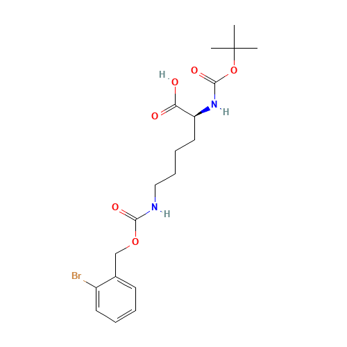 (2S)-6-[(2-bromophenyl)methoxycarbonylamino]-2-[(2-methylpropan-2-yl)oxycarbonylamino]hexanoic acid (CAS: 47592-74-5) - Related Chemical Product