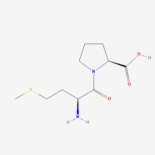 (2S)-1-[(2S)-2-amino-4-methylsulfanylbutanoyl]pyrrolidine-2-carboxylic acid (CAS: 59227-86-0) - Chemical Structure and Molecular Formula 