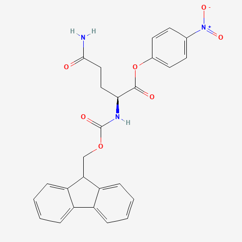 (4-nitrophenyl) (2S)-5-amino-2-(9H-fluoren-9-ylmethoxycarbonylamino)-5-oxopentanoate (CAS: 71989-21-4) - Related Chemical Product