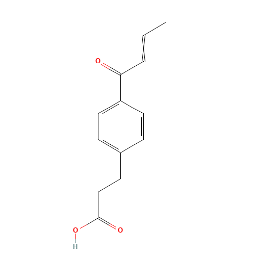 3-[4-[(E)-but-2-enoyl]phenyl]propanoic acid (CAS: 1081531-75-0) - Related Chemical Product