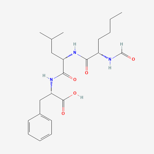 (2S)-2-[[(2S)-2-[[(2S)-2-formamidohexanoyl]amino]-4-methylpentanoyl]amino]-3-phenylpropanoic acid (CAS: 61864-82-2) - Related Chemical Product