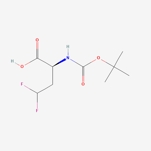 (2S)-4,4-difluoro-2-[(2-methylpropan-2-yl)oxycarbonylamino]butanoic acid (CAS: 467442-20-2) - Related Chemical Product