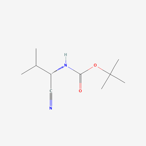 tert-butyl N-[(1S)-1-cyano-2-methylpropyl]carbamate (CAS: 216319-90-3) - Related Chemical Product