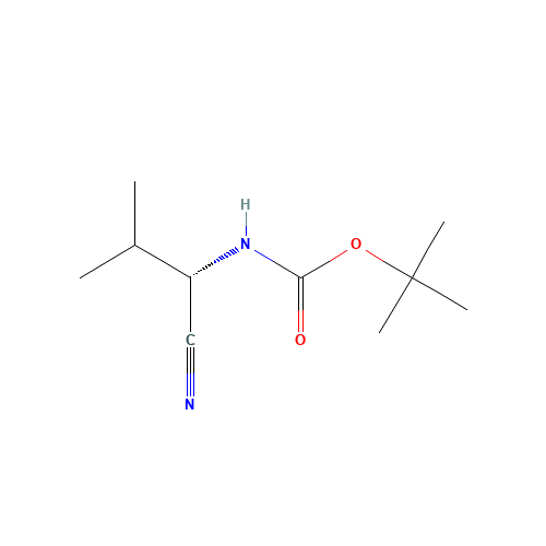 tert-butyl N-[(1S)-1-cyano-2-methylpropyl]carbamate (CAS: 216319-90-3) - Related Chemical Product