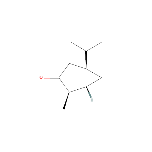 (1S,4R,5R)-4-methyl-1-propan-2-ylbicyclo[3.1.0]hexan-3-one (CAS: 546-80-5) - Related Chemical Product