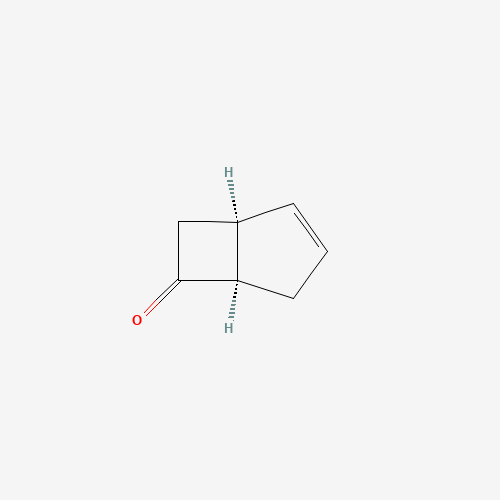(1R,5S)-bicyclo[3.2.0]hept-3-en-7-one (CAS: 71155-04-9) - Chemical Structure and Molecular Formula 