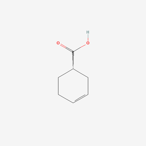(1S)-cyclohex-3-ene-1-carboxylic acid (CAS: 5708-19-0) - Chemical Structure and Molecular Formula 