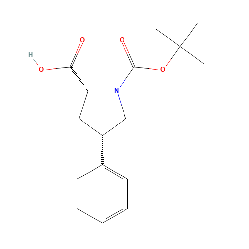 (2R,4S)-1-[(2-methylpropan-2-yl)oxycarbonyl]-4-phenylpyrrolidine-2-carboxylic acid (CAS: 144069-70-5) - Related Chemical Product