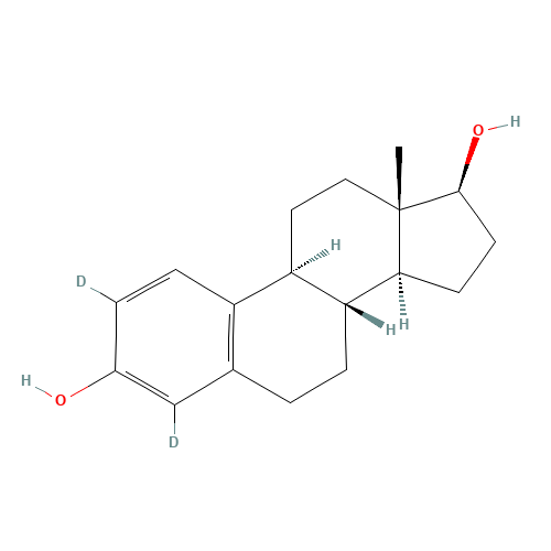 (8R,9S,13S,14S,17S)-2,4-dideuterio-13-methyl-6,7,8,9,11,12,14,15,16,17-decahydrocyclopenta[a]phenanthrene-3,17-diol (CAS: 53866-33-4) - Related Chemical Product