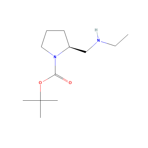 tert-butyl (2S)-2-(ethylaminomethyl)pyrrolidine-1-carboxylate (CAS: 1009075-39-1) - Related Chemical Product
