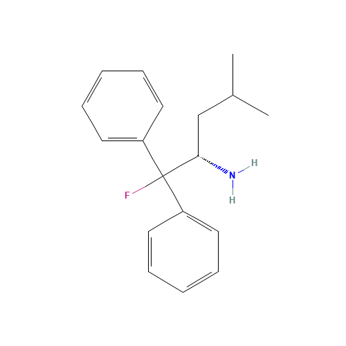 (2S)-1-fluoro-4-methyl-1,1-diphenylpentan-2-amine (CAS: 274674-22-5) - Related Chemical Product