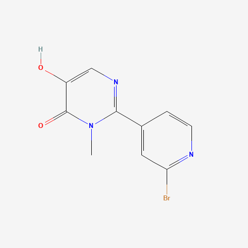 (2Z)-2-(2-bromo-1H-pyridin-4-ylidene)-3-methylpyrimidine-4,5-dione (CAS: 1333240-21-3) - Chemical Structure and Molecular Formula 