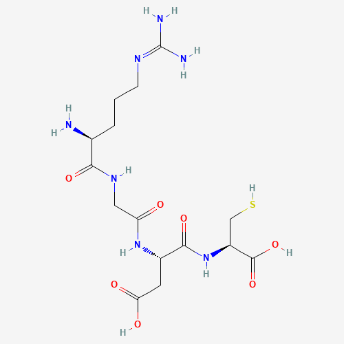 (3S)-3-[[2-[[(2S)-2-amino-5-(diaminomethylideneamino)pentanoyl]amino]acetyl]amino]-4-[[(1R)-1-carboxy-2-sulfanylethyl]amino]-4-oxobutanoic acid (CAS: 109292-46-8) - Related Chemical Product