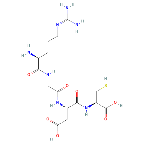 (3S)-3-[[2-[[(2S)-2-amino-5-(diaminomethylideneamino)pentanoyl]amino]acetyl]amino]-4-[[(1R)-1-carboxy-2-sulfanylethyl]amino]-4-oxobutanoic acid (CAS: 109292-46-8) - Related Chemical Product