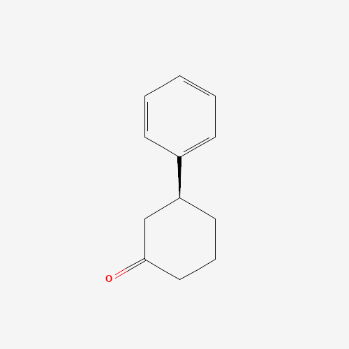 (3S)-3-phenylcyclohexan-1-one (CAS: 57344-86-2) - Chemical Structure and Molecular Formula 