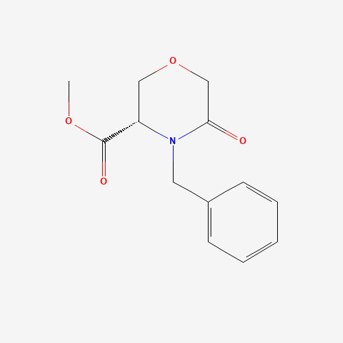methyl (3S)-4-benzyl-5-oxomorpholine-3-carboxylate (CAS: 1235181-00-6) - Related Chemical Product